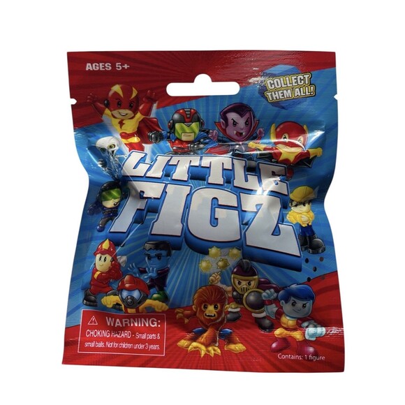 Little Figz Blind Bags Series 1 Heros Monsters City People Figures Lot of 21 NEW - Picture 2 of 5